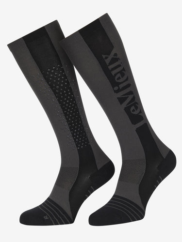 LeMieux Silicone Performance Socks Graphite