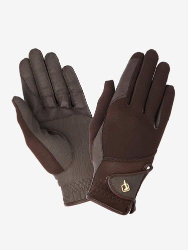 LeMieux Pro Mesh Gloves Brown