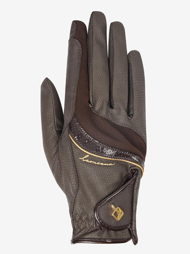 LeMieux Competition Gloves Brown