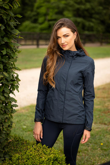 LeMieux Navy Isla Short Waterproof Jacket