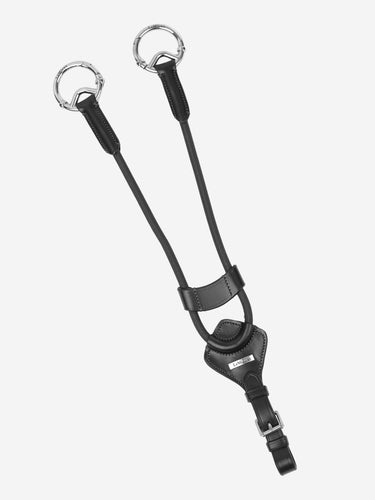 Buy the LeMieux Black/Silver Elasticated Martingale Attachment | Online For Equine 