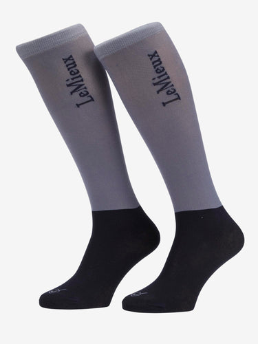 Buy the LeMieux Jay Blue Competition Socks 2 pack| Online for Equine