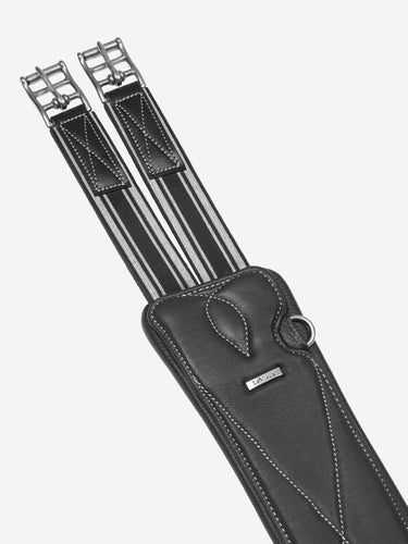 Buy the LeMieux Black Arika Contoured Long Stud Girth | Online for Equine