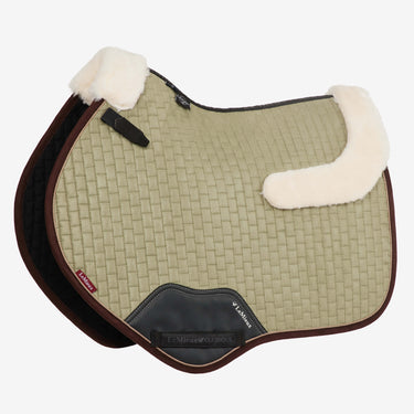 Buy the LeMieux Fern Merino Suede Close Contact Square | Online for Equine