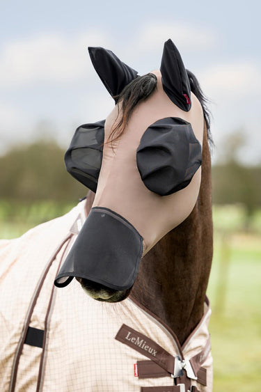 LeMieux Bug Relief Full Mask Walnut