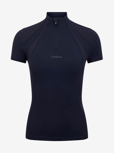 LeMieux Navy Mia Mesh Short Sleeve Base Layer