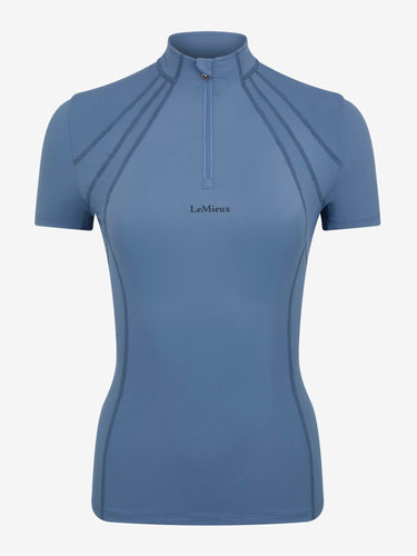 LeMieux Ice Blue Mia Mesh Short Sleeve Base Layer