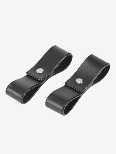 LeMieux Yard Headcollar Leather Component 2 pk Black