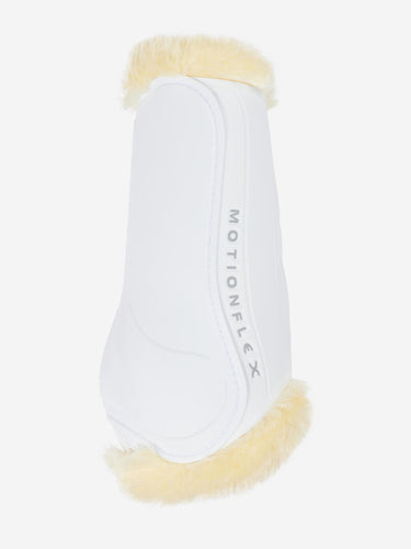 LeMieux Motionflex Dressage Boot with Fleece Edge White/Natural