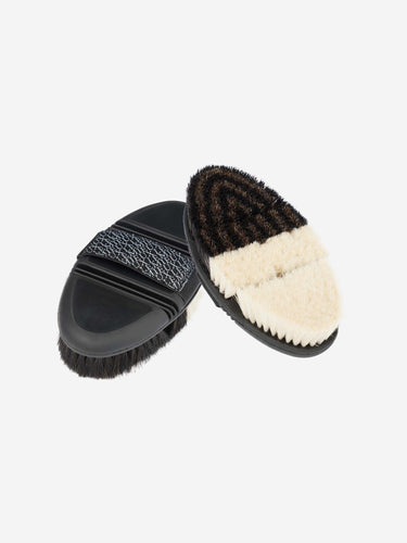 LeMieux Flexi Half & Half Finishing Brush Black