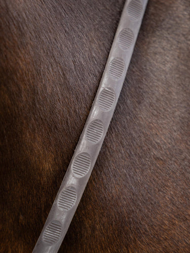 LeMieux Brown/Silver Magna Grip Rubber Reins
