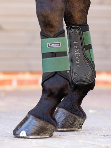 LeMieux Grafter Brushing Boot Hunter Green