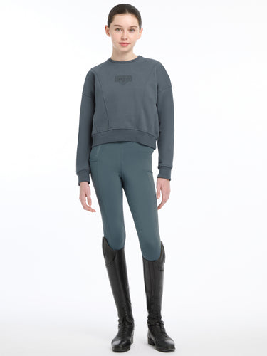 Buy LeMieux Petrol Young Rider Clea Crew Jumper| Online for Equine