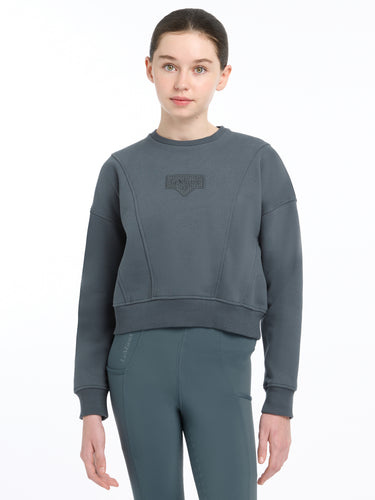 Buy LeMieux Petrol Young Rider Clea Crew Jumper| Online for Equine