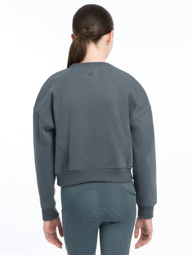 Buy LeMieux Petrol Young Rider Clea Crew Jumper| Online for Equine