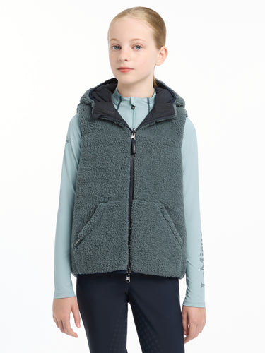 Buy LeMieux Navy Young Rider Eloise Reversible Winter Gilet| Online for Equine