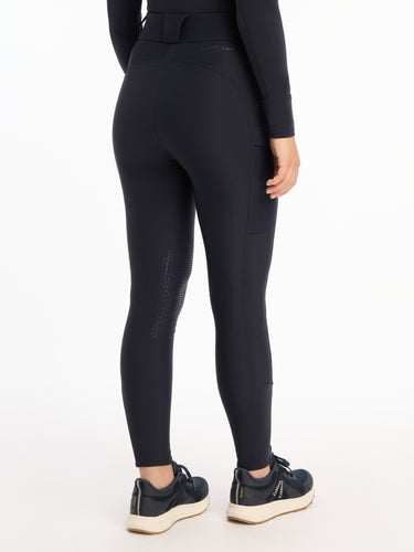 LeMieux Drytex Waterproof Breeches Knee Grip Navy