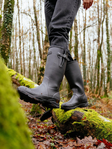 LeMieux Mens Ultra Stride Wellington Boots Black