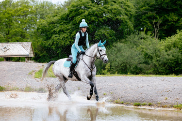 Buy LeMieux Suede Close Contact Square Lagoon | Online for Equine