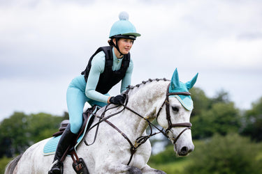 Buy LeMieux Suede Close Contact Square Lagoon | Online for Equine