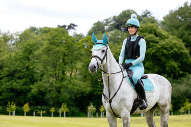 Buy LeMieux Suede Close Contact Square Lagoon | Online for Equine