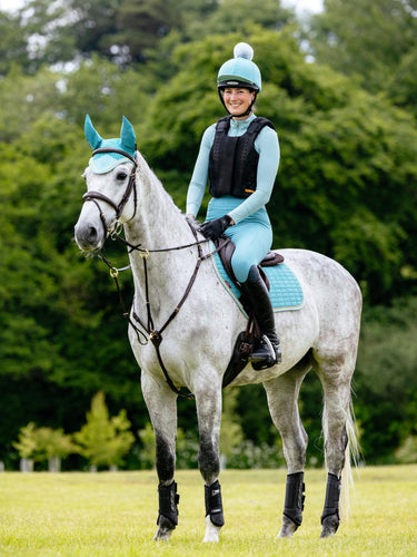 Buy LeMieux Suede Close Contact Square Lagoon | Online for Equine