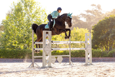 Buy LeMieux Suede Close Contact Square Lagoon | Online for Equine