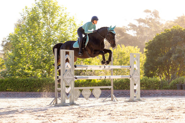 Buy LeMieux Suede Close Contact Square Lagoon | Online for Equine