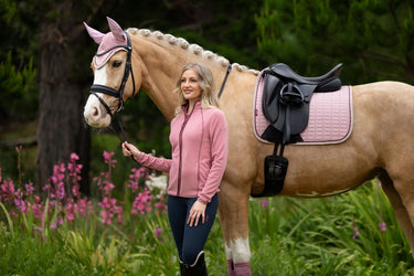 Buy LeMieux Suede Dressage Square Blossom | Online for Equine
