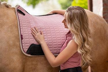 Buy LeMieux Suede Dressage Square Blossom | Online for Equine