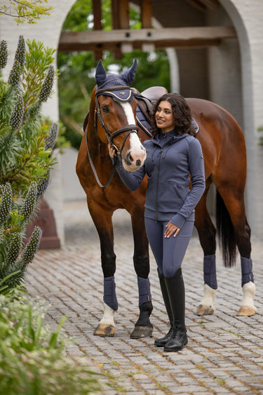 Buy LeMieux Ladies Tabi Tech Zip Through Hoodie Dusk Blue | Online for Equine