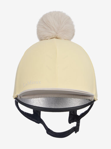 Buy LeMieux Pom Hat Silk Mimosa/Stone | Online for Equine