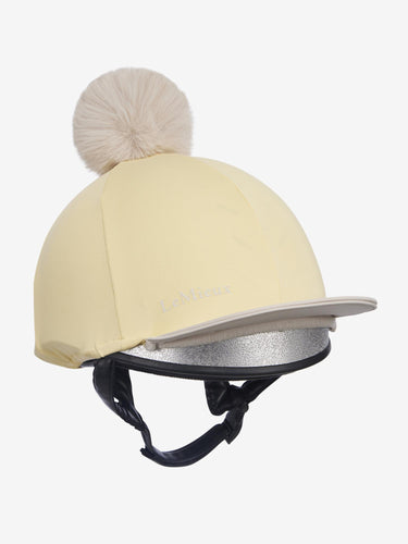 Buy LeMieux Pom Hat Silk Mimosa/Stone | Online for Equine