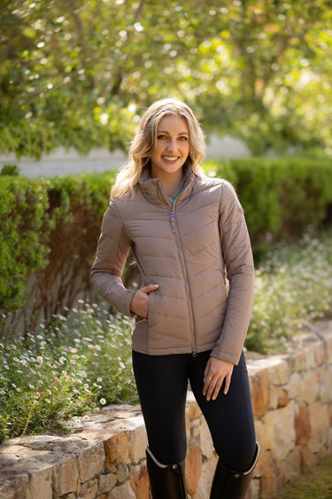 LeMieux Ladies Brioney Hybrid Jacket Pecan