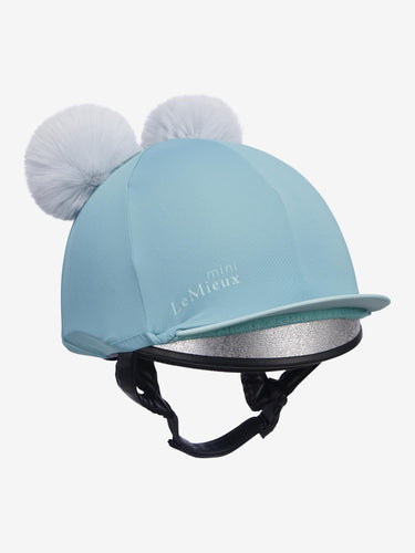 Buy LeMieux Young Rider Mini Double Pom Hat Silk Lagoon | Online for Equine