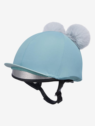 Buy LeMieux Young Rider Mini Double Pom Hat Silk Lagoon | Online for Equine