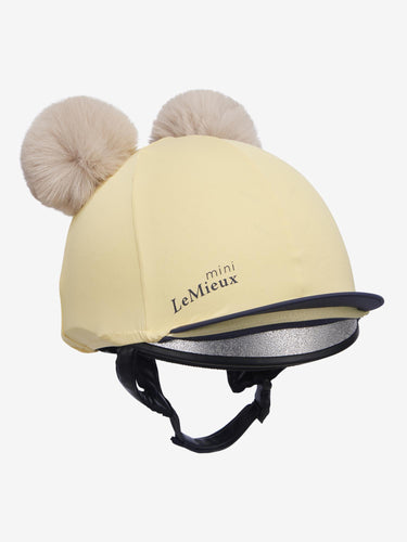 Buy LeMieux Young Rider Mini Double Pom Hat Silk Mimosa | Online for Equine