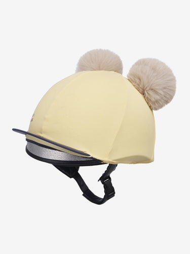 Buy LeMieux Young Rider Mini Double Pom Hat Silk Mimosa | Online for Equine