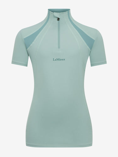 Buy LeMieux Young Rider Short Sleeve Mia Mesh Base Layer Aqua | Online for Equine