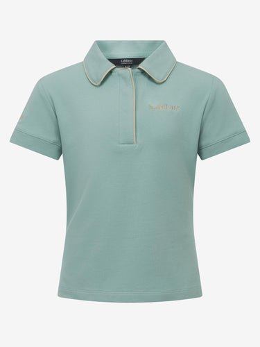 Buy LeMieux Young Rider Polo Shirt Aqua | Online for Equine