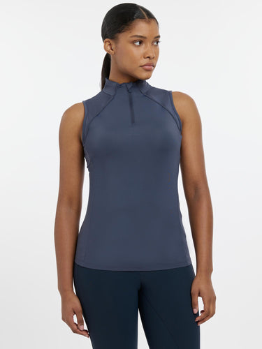 LeMieux Ladies Maria Mesh Sleeveless Baselayer Dusk Blue