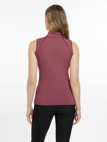 LeMieux Ladies Maria Mesh Sleeveless Baselayer Rosewood