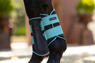 Buy LeMieux Grafter Brushing Boots Lagoon | Online for Equine