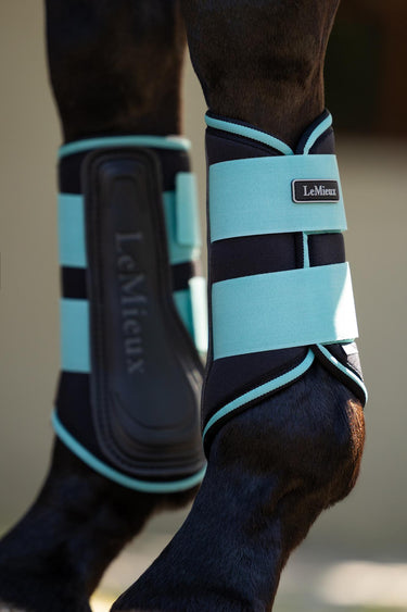 Buy LeMieux Grafter Brushing Boots Lagoon | Online for Equine