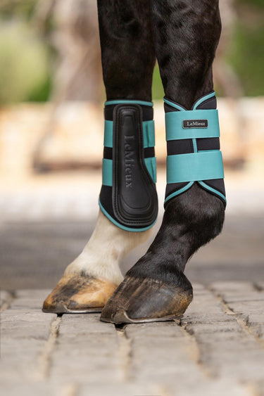 Buy LeMieux Grafter Brushing Boots Lagoon | Online for Equine