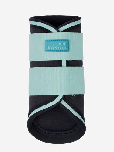 Buy LeMieux Mini Brushing Boots Aqua | Online for Equine