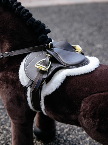 LeMieux Toy Pony Hunter Saddle Pad & Girth Brown