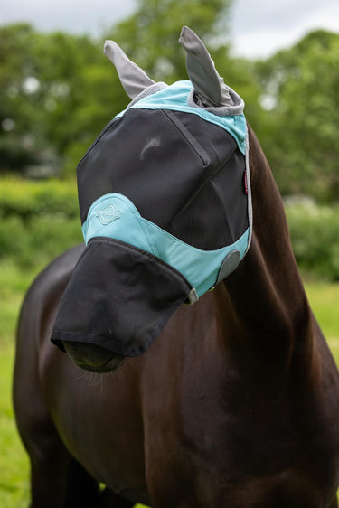 LeMieux Visor-Tek Full Fly Mask Lagoon