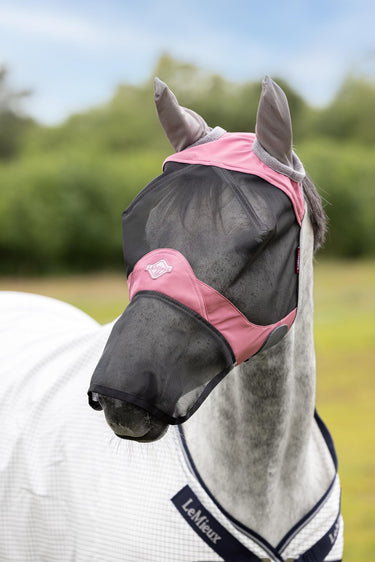 LeMieux Visor-Tek Full Fly Mask Peony