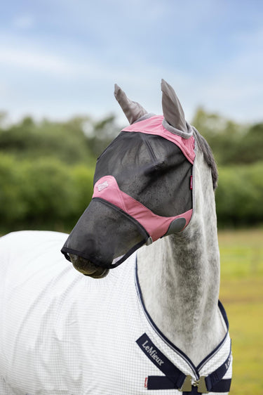 LeMieux Visor-Tek Full Fly Mask Peony